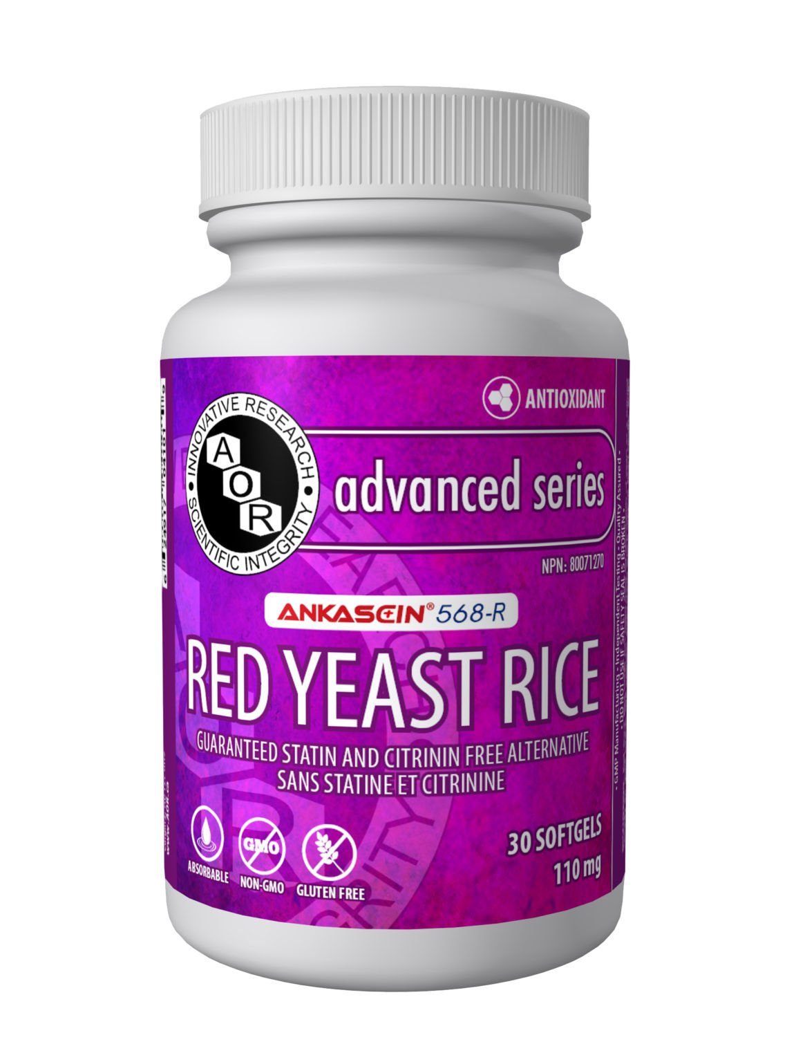 AOR’s NEW RED YEAST RICE FORMULA RYR ANKASCIN 568R™ OFFERS THE