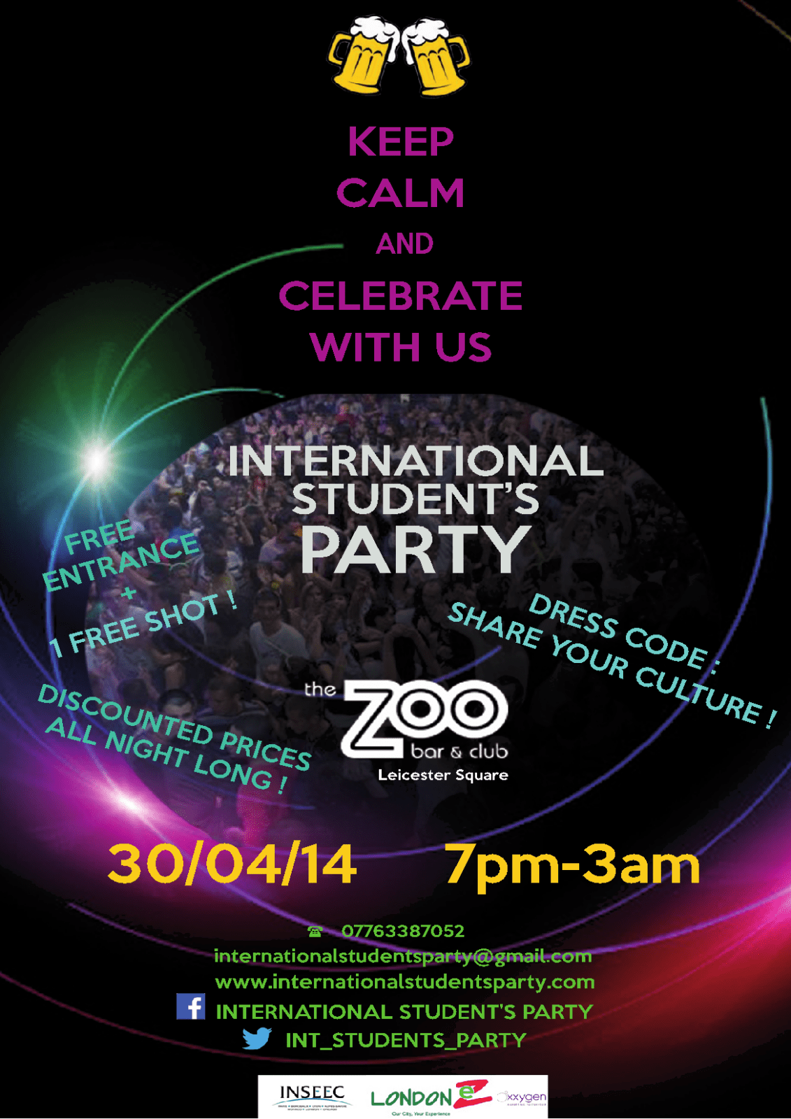 FIRST INTERNATIONAL STUDENTS’ PARTY CELEBRATING CULTURAL DIVERSITY AND ...