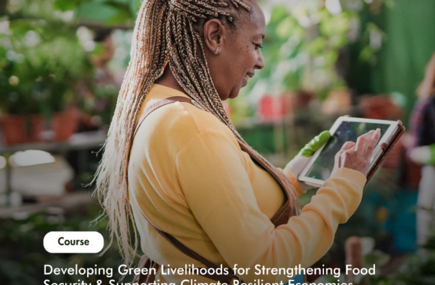 Call for Applications: Women and Youth in Tanzania, Zambia, Zimbabwe for 6-month Green Livelihoods Training Programme by UNITAR, Government, People of Japan
