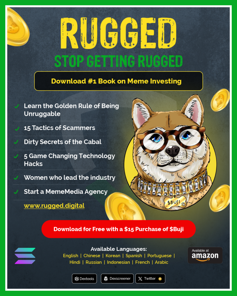 Essential Reading for Every Meme Investor: Rugged Exposes the Scams and Solutions in a Growing $80 Billion Industry 1