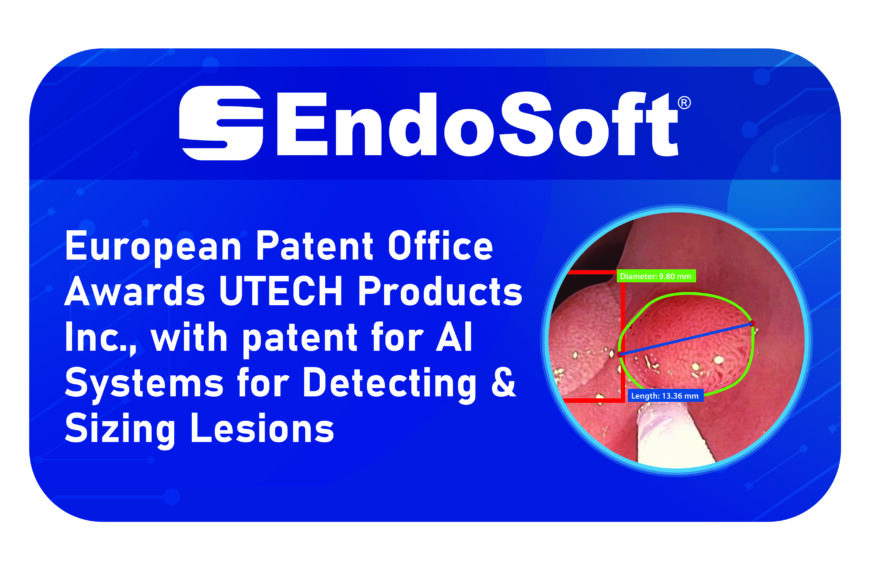 European Patent Office Awards UTECH Products Inc., with patent for AI Systems for Detecting and Sizing Lesions