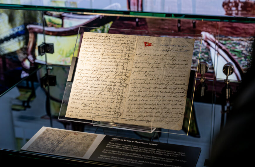 Rare Titanic artefacts go on display in London for the first time at Olympia