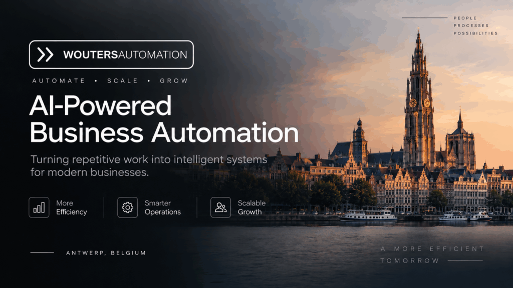 Antwerp-Based AI Automation Agency Wouters Automation Launches AI-Powered Systems for Modern Businesses